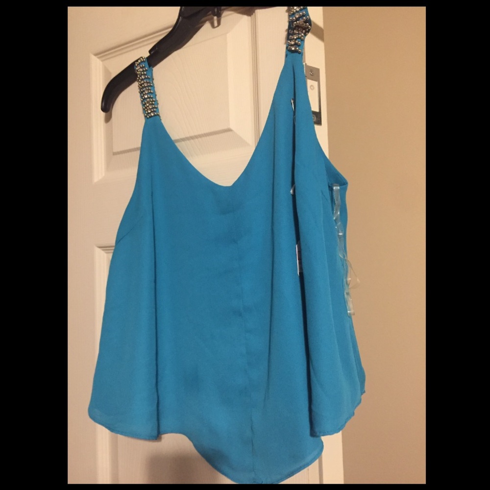 Blue tank